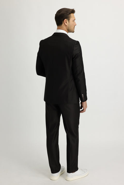 Dark Brown 4 Drop Relaxed Fit Suit