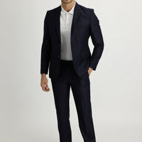 Medium Navy 4-Drop Relaxed Fit Suit