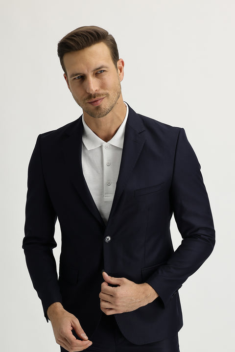 Medium Navy 7 Drop Slim Fit Suit