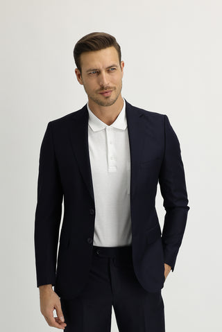  Koyu Lacivert 6 Drop Regular Fit Standart Kesim Takım Elbise