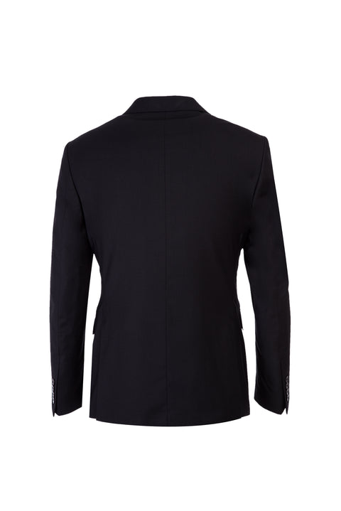 Black 7 Drop Slim Fit Narrow Cut Double-Breasted Suit