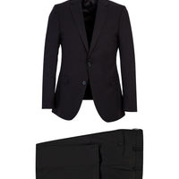 Black 7 Drop Slim Fit Narrow Cut Suit