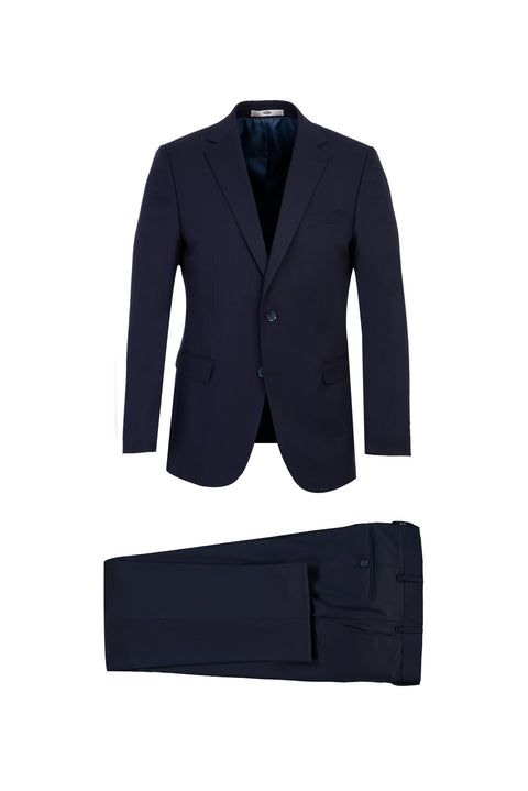 Dark Navy 4-Drop Relaxed Fit Suit