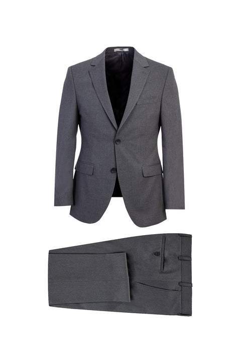 Medium Gray 6 Drop Regular Fit Standard Cut Suit
