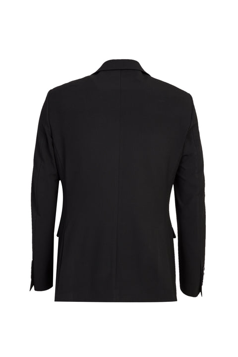 Black 6-Drop Regular Fit Standard Cut Suit