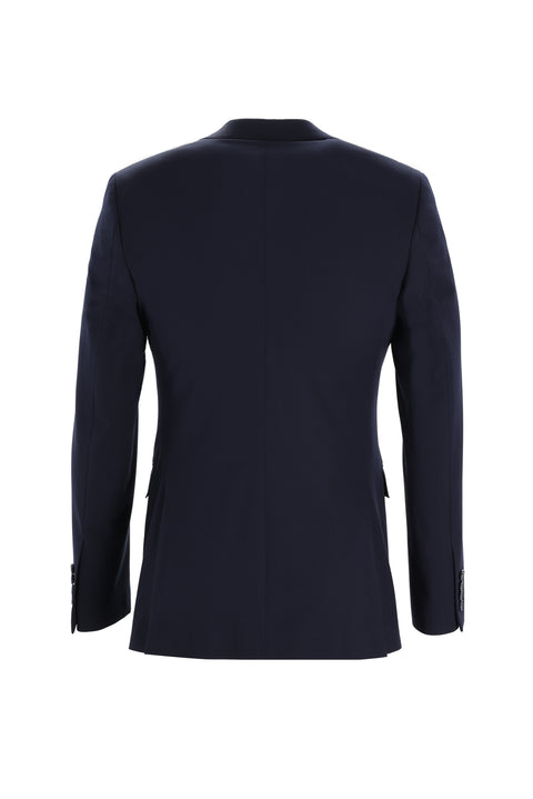 Dark Navy 8 Drop Long Slim Fit Suit