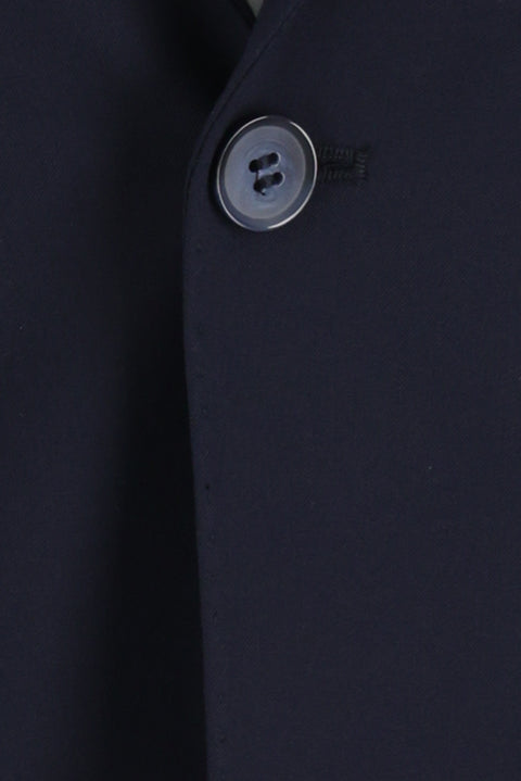 Dark Navy 8 Drop Long Slim Fit Suit