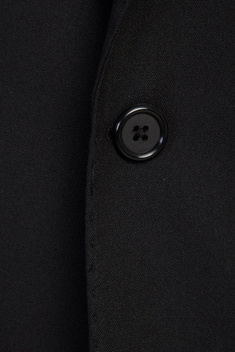 Black 7 Drop Slim Fit Narrow Cut Wool Suit