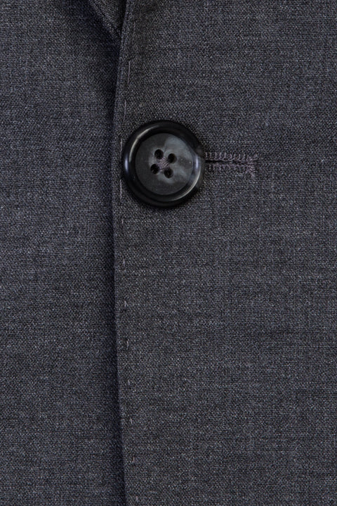 Light Gray 7 Drop Slim Fit Narrow Cut Wool Suit