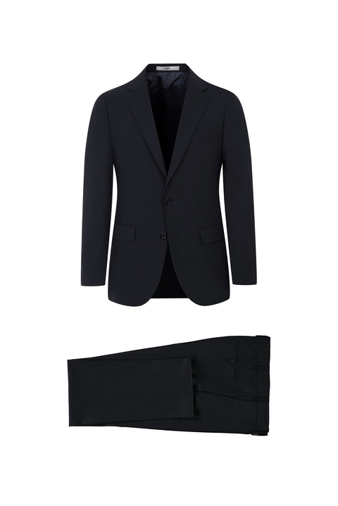 Medium Anthracite 6 Drop Regular Fit Standard Cut Wool Suit