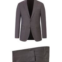 Light Mink 7 Drop Slim Fit Narrow Cut Wool Suit
