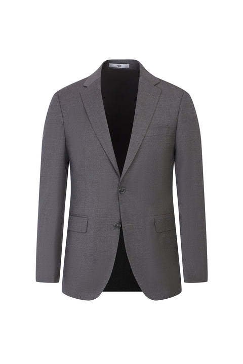 Light Mink 7 Drop Slim Fit Narrow Cut Wool Suit
