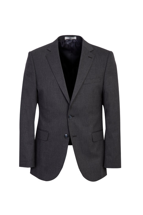 Dark Gray 6-Drop Regular Fit Standard Cut Wool Suit