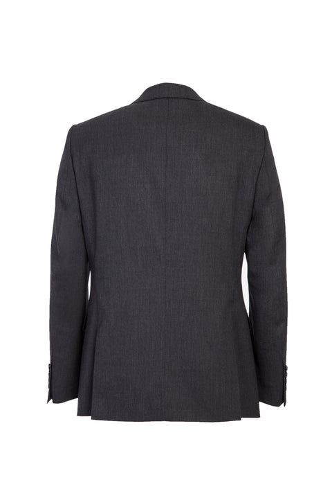 Dark Gray 6-Drop Regular Fit Standard Cut Wool Suit