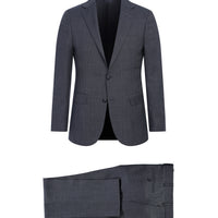 Light Gray 4-Drop Relaxed Fit Wool Suit