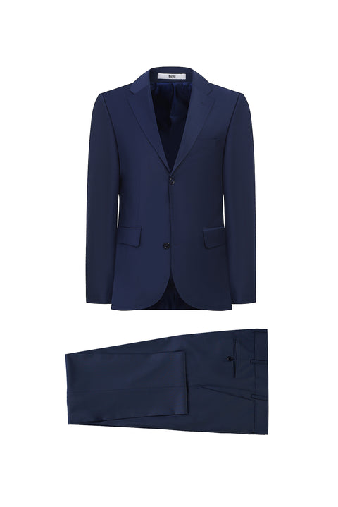 Dark Navy 6 Drop Regular Fit Standard Cut Wool Suit