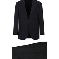 Medium Anthracite 4-Drop Relaxed Fit Wool Suit