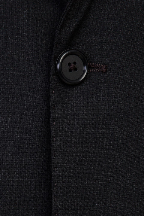 Medium Anthracite 4-Drop Relaxed Fit Wool Suit