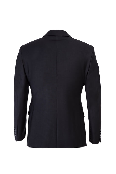 Black 7 Drop Slim Fit Narrow Cut Wool Suit