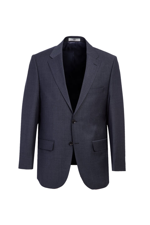 Dark Gray 4-Drop Relaxed Fit Wool Suit