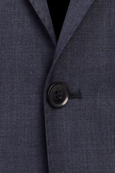 Dark Gray 4-Drop Relaxed Fit Wool Suit