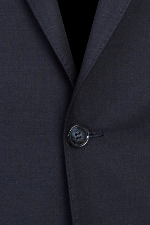 Dark Gray 6-Drop Regular Fit Standard Cut Wool Suit