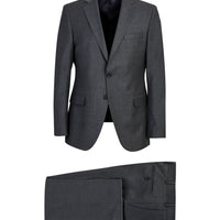 Medium Gray 6-Drop Regular Fit Standard Cut Wool Suit