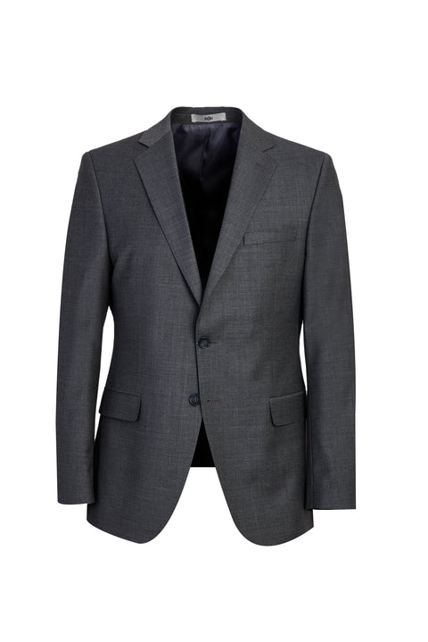 Medium Gray 6-Drop Regular Fit Standard Cut Wool Suit