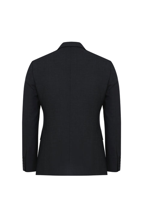 Açık Antrasit 7 Drop Slim Fit Dar Kesim Yünlü Takım Elbise