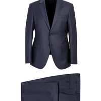 Light Anthracite 7 Drop Slim Fit Narrow Cut Wool Suit