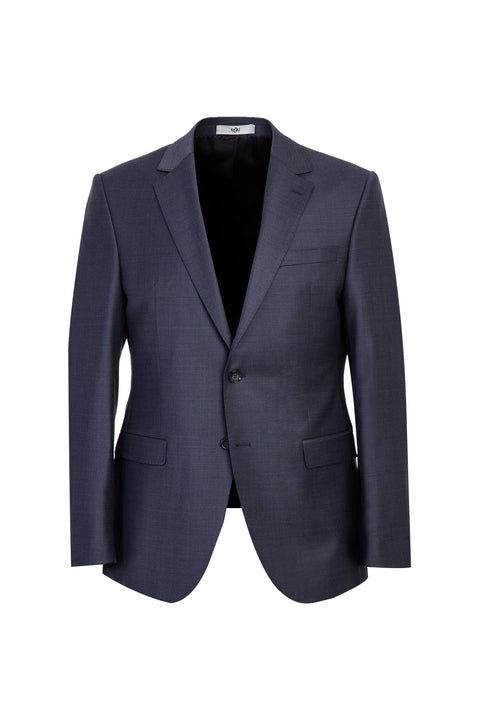Light Anthracite 7 Drop Slim Fit Narrow Cut Wool Suit