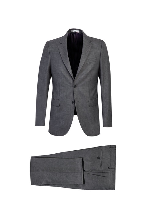 Medium Gray 6-Drop Regular Fit Standard Cut Suit
