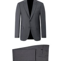 Medium Gray 4-Drop Relaxed Fit Suit