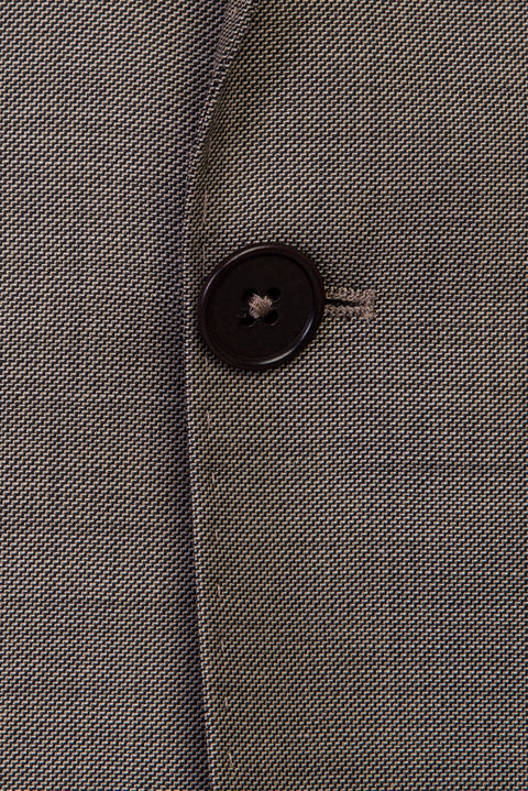 Light Brown 4-Drop Relaxed Fit Wool Suit
