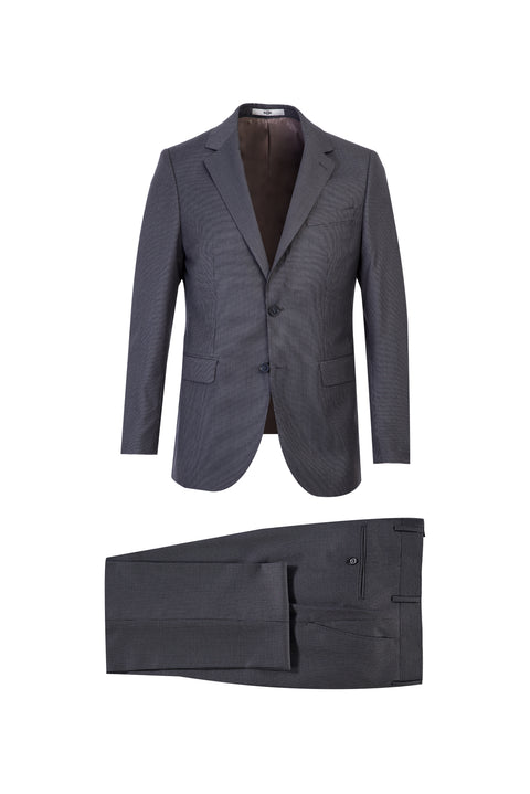 Medium Grey 6 Drop Regular Fit Standard Cut Eyelet Suit