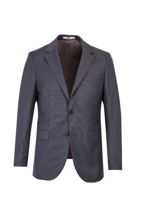 Medium Grey 6 Drop Regular Fit Standard Cut Eyelet Suit