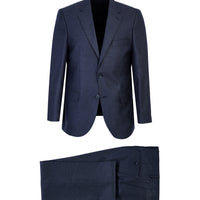 Dark Navy 4-Drop Relaxed Fit Eyelet Suit