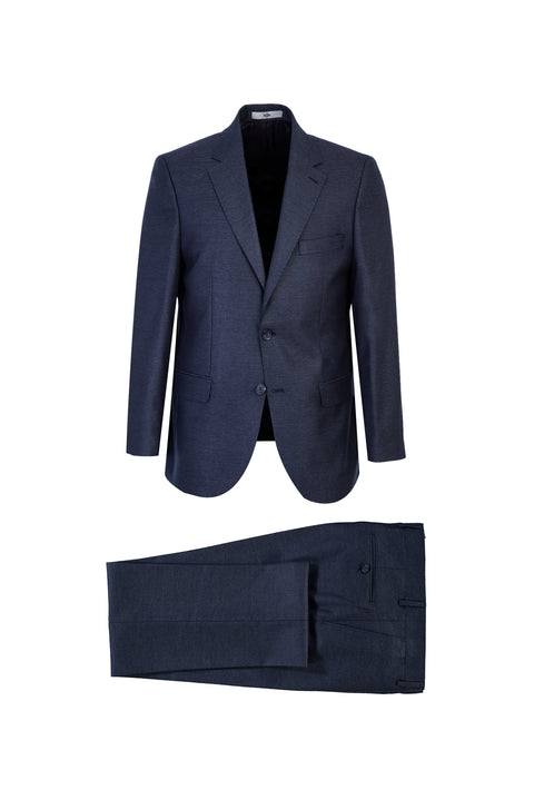 Dark Navy 4-Drop Relaxed Fit Eyelet Suit