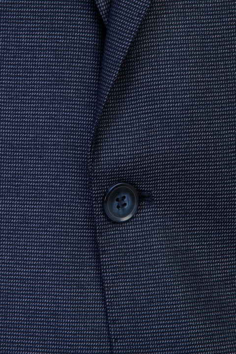 Dark Navy 4-Drop Relaxed Fit Eyelet Suit