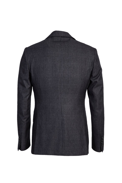 Dark Gray 7 Drop Slim Fit Antibacterial Combination Suit