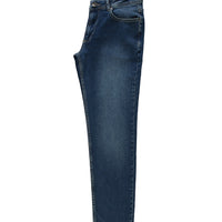 Sky Blue Slim Fit Stretch Denim Pants