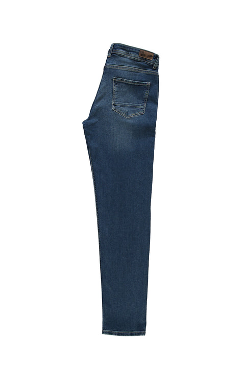 Sky Blue Slim Fit Stretch Denim Pants