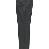 Dark Gray 7 Drop Slim Fit Narrow Cut Lycra Classic Fabric Trousers