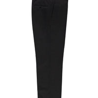 Dark Anthracite 4 Drop Relaxed Fit Lycra Classic Fabric Trousers