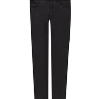 Dark Brown Regular Fit Standard Cut Lycra Canvas / Chino Pants