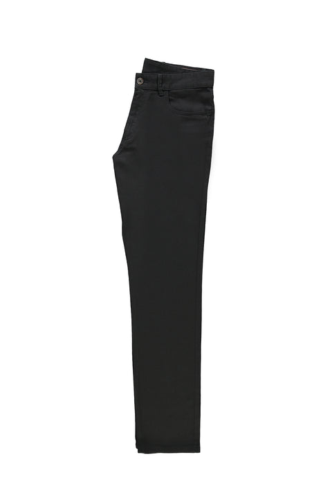 Medium Khaki Regular Fit Standard Cut Stretch Canvas / Chino Trousers