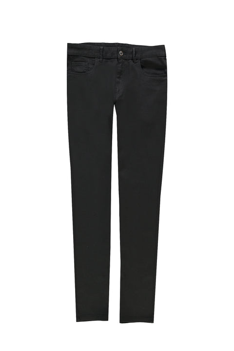 Medium Khaki Regular Fit Standard Cut Stretch Canvas / Chino Trousers