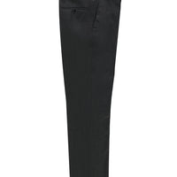 Dark Gray 4-Drop Relaxed Fit Classic Fabric Wool Trousers