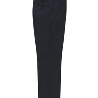 Koyu Lacivert 7 Drop Slim Fit Dar Kesim Yünlü Klasik Kumaş Pantolon