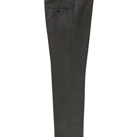 Medium Grey 6 Drop Regular Fit Standard Cut Classic Fabric Wool Trousers